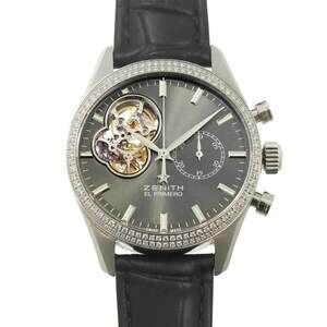 Zenith El Primero Chronomaster Lady 16 2150 4062 Ladies' Watch, Diamond Bezel...